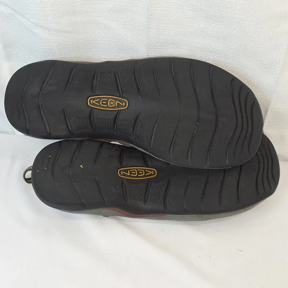 KEEN Men's Hiking Sandal US‎ 9.5 EU 42.5 Brown Leather Waterproof Cap Toe Trail